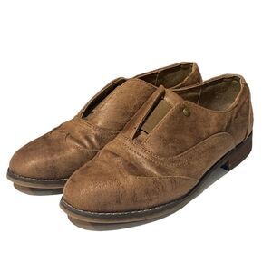 Bullboxer B52 Slip On Leather & Suede Wing Tip Loafers Women's Size 7.5